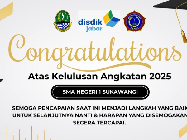 Pengumuman Kelulusan Peserta Didik Kelas XII SMAN 1 Sukawangi Tahun Ajaran 2024/2025